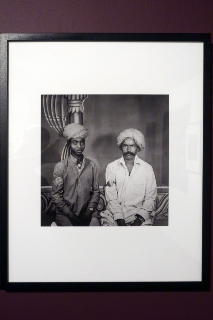 Suresh Punjabi (Indian, b. 1957) 'Untitled (Two train porters, Behru Singh and his son Laxman)' Nd (installation view)