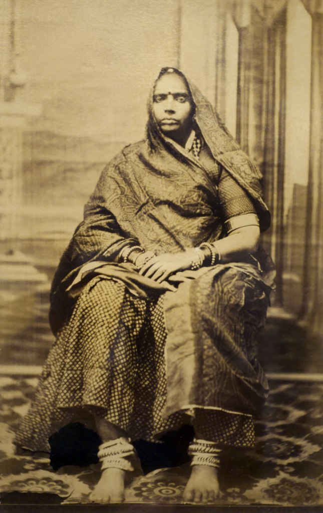 Sawai Ram Singh II, Maharaja of Jaipur (Indian, 1833-1880) 'Portrait of a courtesan' c. 1860 (installation view)