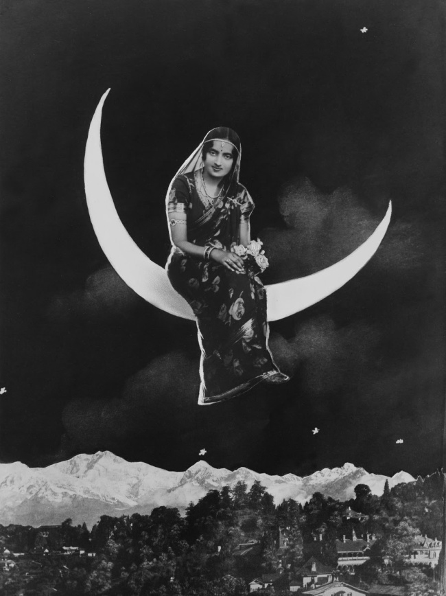 Wilson Studios Bombay. 'Portrait of Maharani Kusum Kunwarba' c. 1930