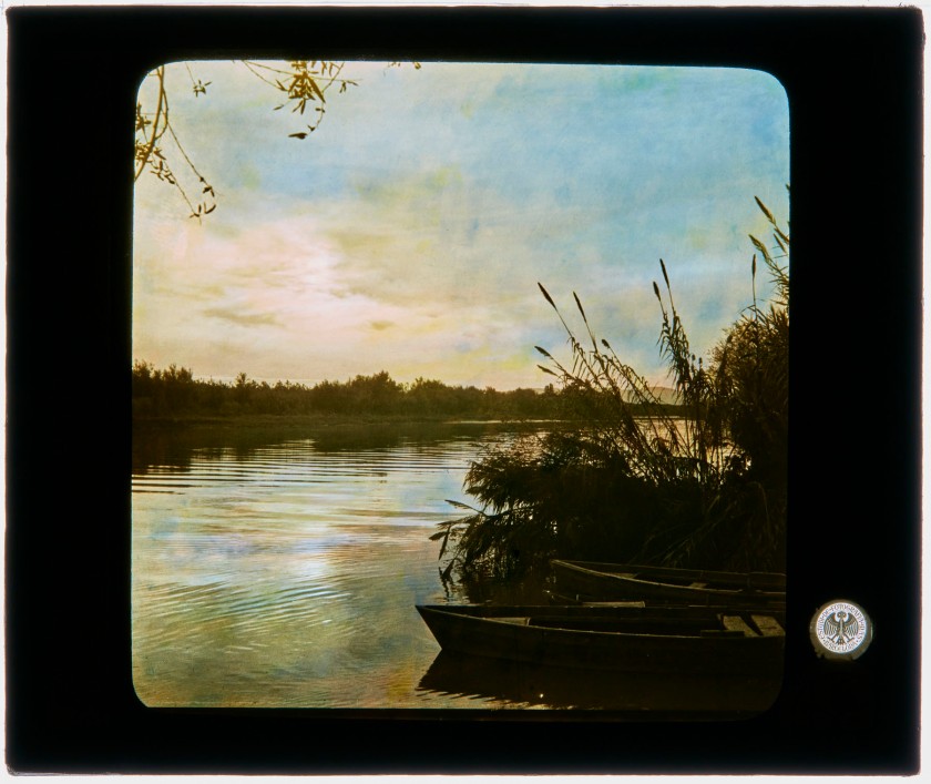 Adolf Mas (Spanish, 1861-1936) 'Sunset at the Llobregat River' c. 1911