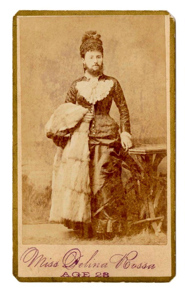 Charles Eisenmann (American, 1855-1927) 'Miss Delina Rossa (age 28)' c. 1880s