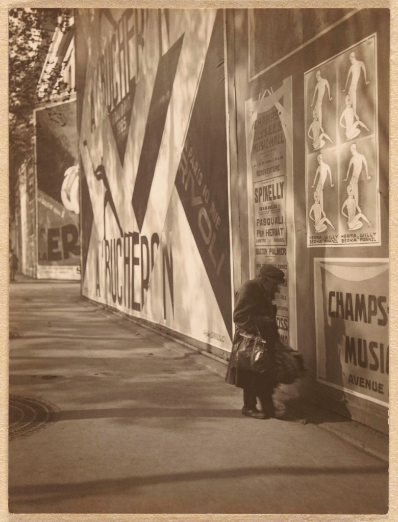 André Kertész (Hungarian, 1894-1985) 'Wall of Posters' 1926