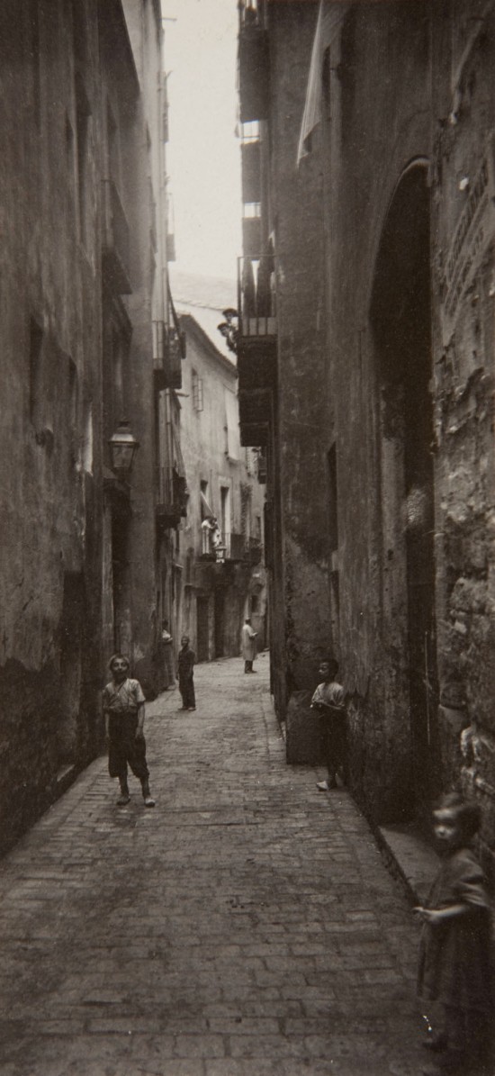 Adolf Mas (Spanish, 1861-1936) 'Carrer Tarascó' (Tarascó Street) Before 1911