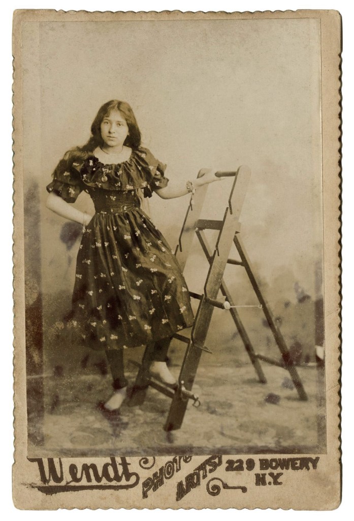 Frank Wendt (American, 1858-1930), Bowery N.Y. 'Mille Mojur, Sword Walker' c. 1890s