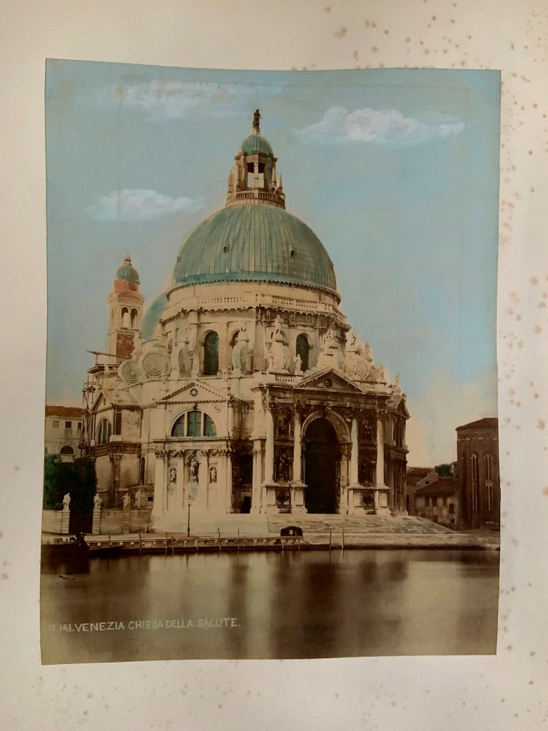 Fratelli Gajo – Piazza S.Marco 139 – Venezia. '141. Venezia Chiesa della Salute' 1880s