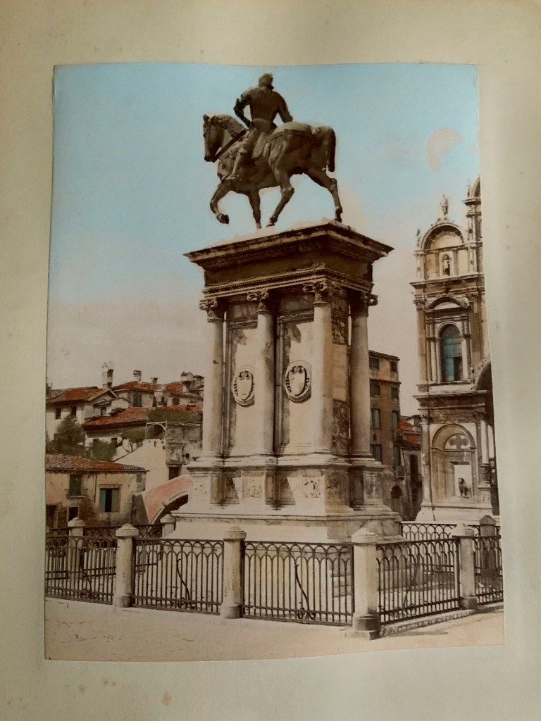 Fratelli Gajo – Piazza S.Marco 139 – Venezia. '65 Monumento Collooni' 1880s