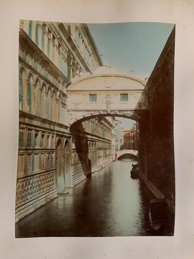 Fratelli Gajo – Piazza S.Marco 139 – Venezia. 'Untitled [Bridge of Sighs]' 1880s
