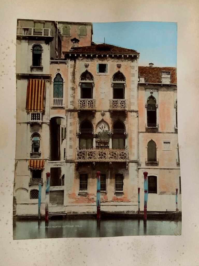 Fratelli Gajo – Piazza S.Marco 139 – Venezia. '87 Venezia – Palazzo Contarini Fasan' 1880s