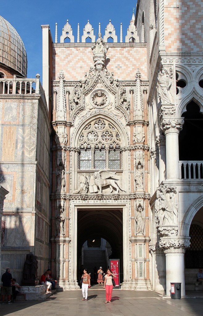 Jean-Pol Grandmont. 'The Porta della Carta of the Doges Palace on Piazzetta San Marco in Venice' 1 June 2013