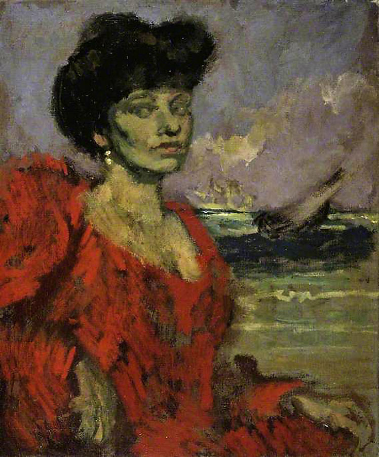 Walter Richard Sickert (British, 1860-1942) 'Mrs Swinton' c. 1905-1906