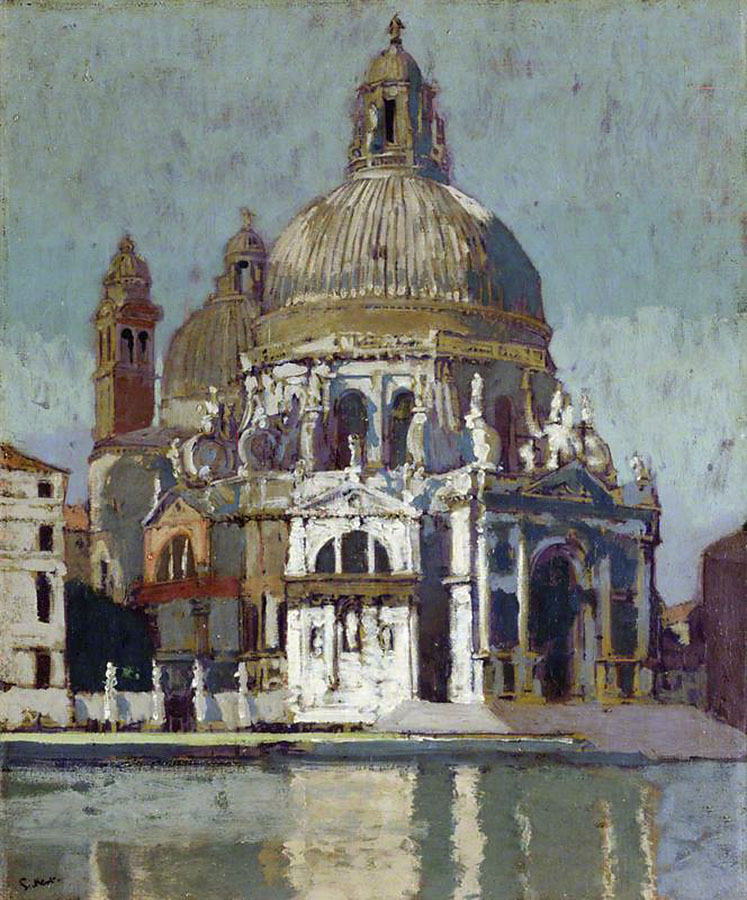 Walter Richard Sickert (British, 1860-1942) 'Santa Maria della Salute, Venice' c. 1901