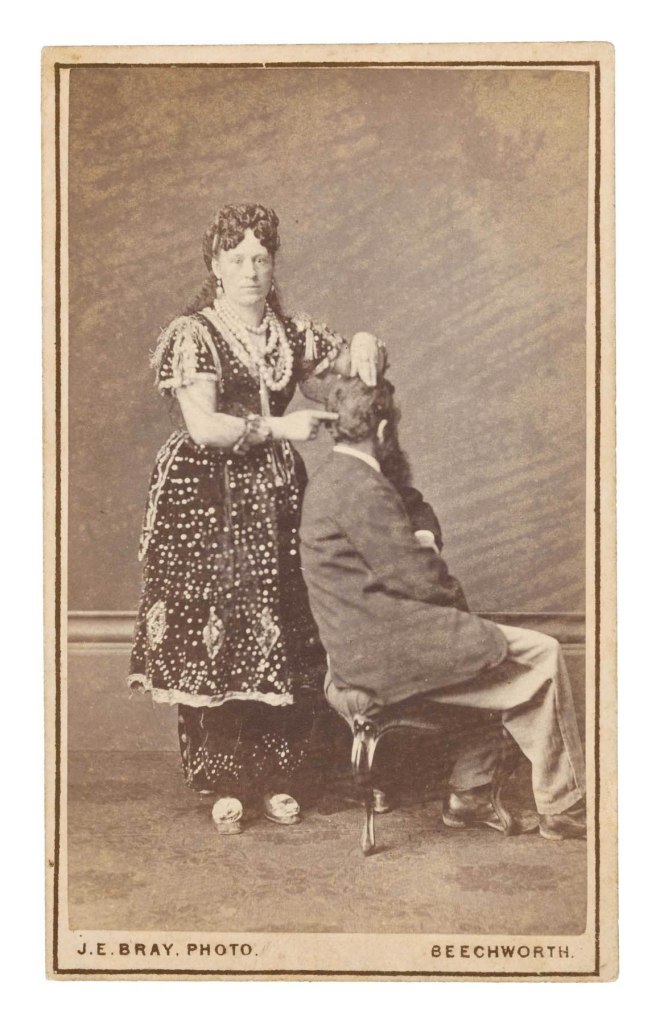 James E. Bray (Australia, 1832-1891) 'Madame Sibly, Phrenologist and Mesmerist' c. 1870
