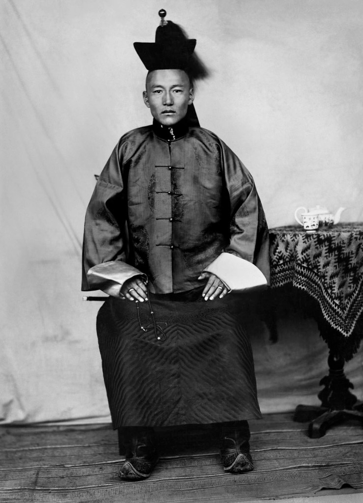 Unknown photographer. 'Prince Navaantseren of Tsetsen Khanate – one of the four Khanates of the Khalha (Outer Mongolia excluding three Durvut banners) Mongolia' 1910s