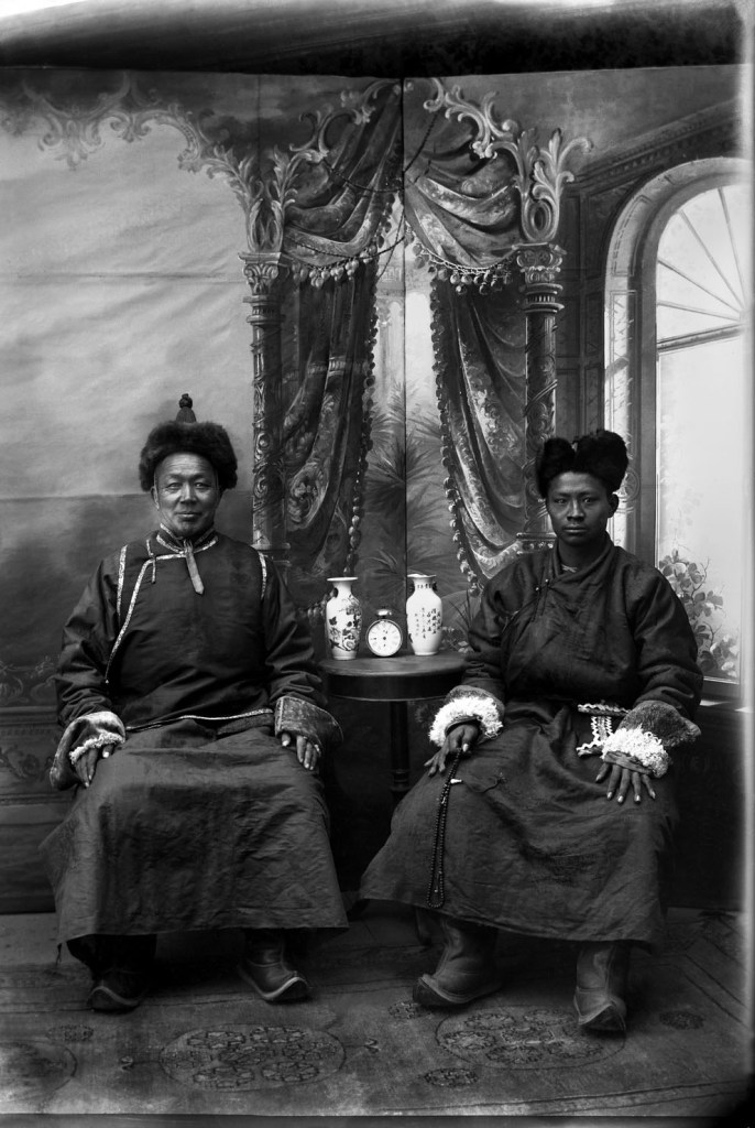 Unknown photographer. 'Untitled [Two Mongolian men]' 1910s-1920s