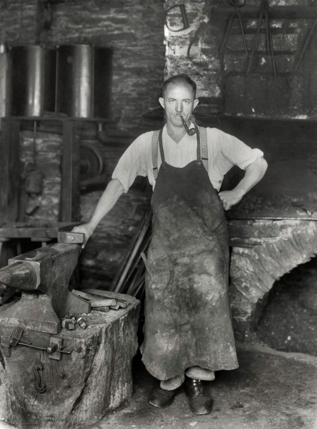 August Sander (German, 1876-1964) 'Blacksmith' c. 1930