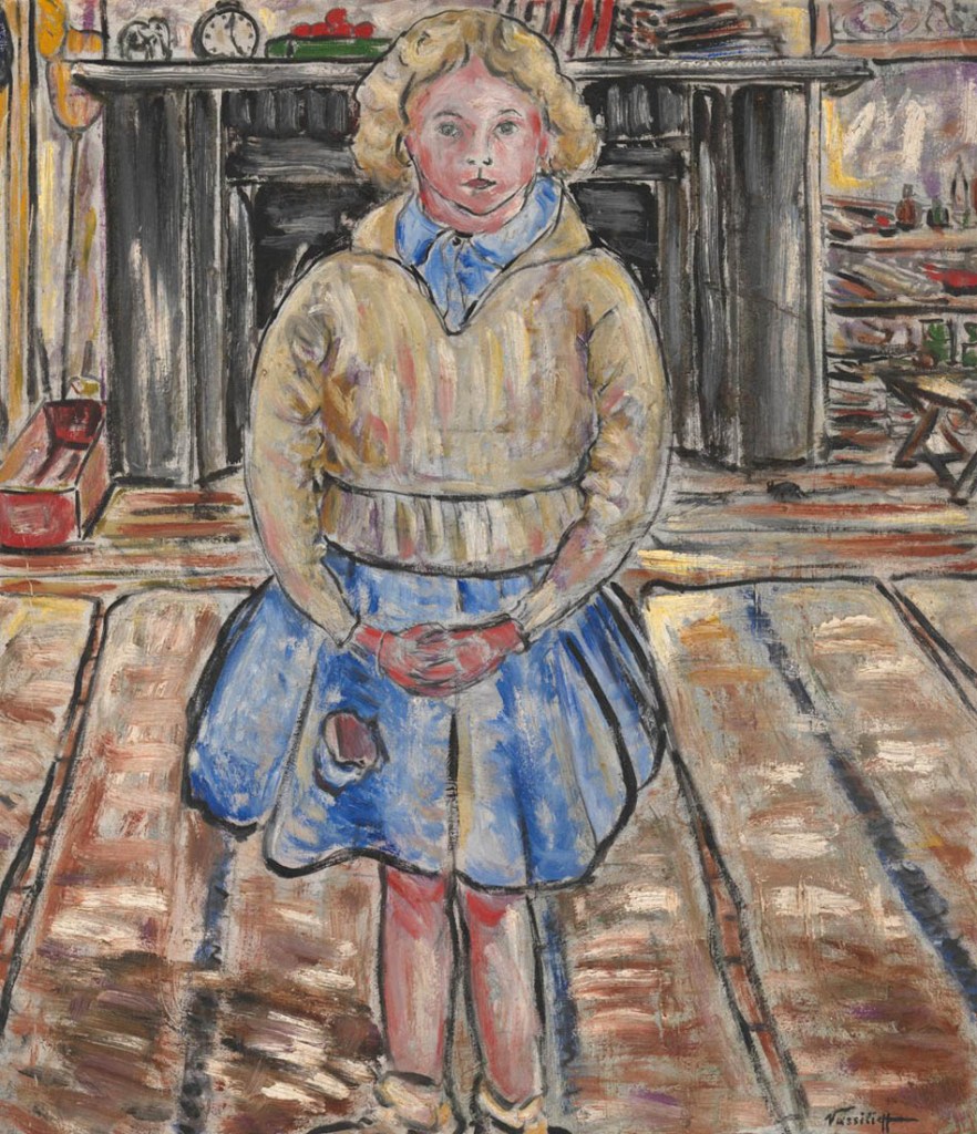 Danila Vassilieff (Australian born Russia, 1897-1958, Australia 1923-1929, Central and South America, Europe, England, 1929-1935, Australia from 1935) 'Young girl (Shirley)' 1937