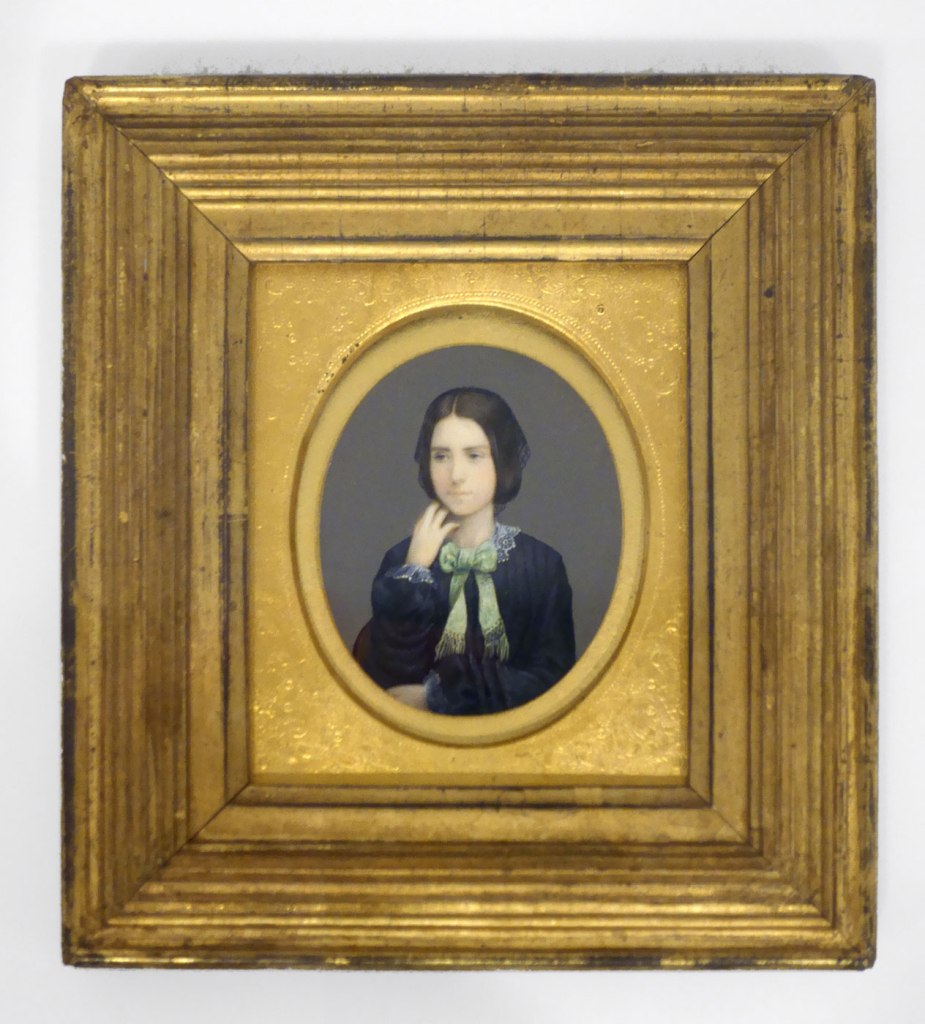 Ludwig Becker (Australian born Germany, 1808-1861) 'Caroline Davidson' 1854 (installation view)