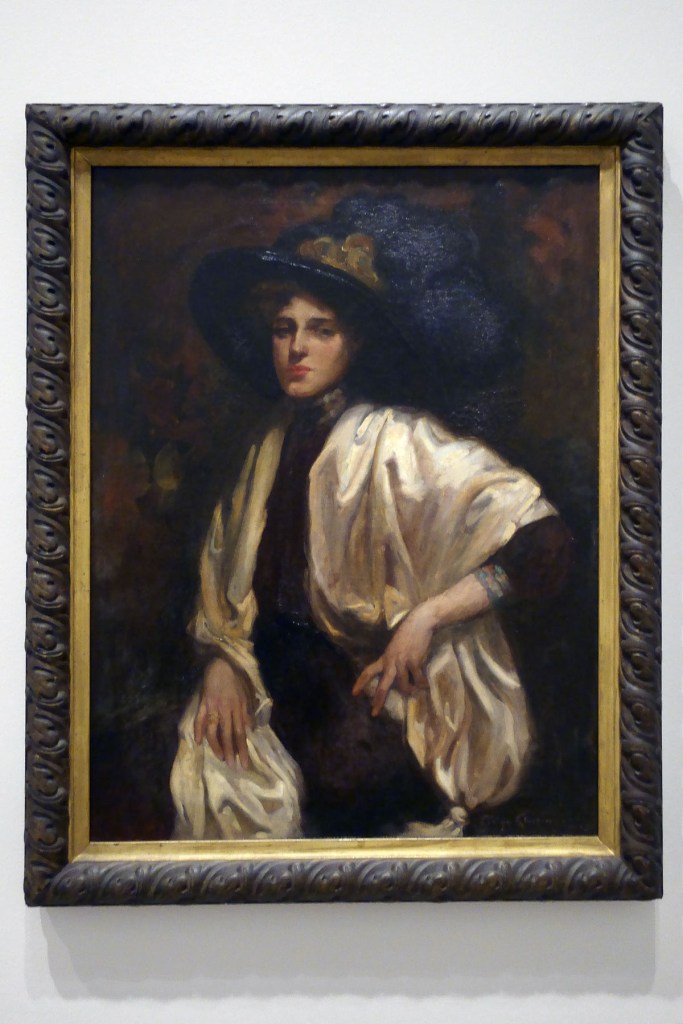 Evelyn Chapman (Australian, 1888-1961) 'Self portrait' 1911 (installation view)