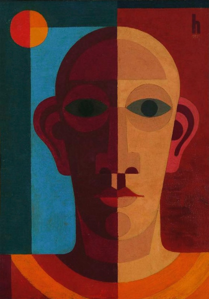 Heinrich Hoerle (German, 1895-1936) 'Selfportrait' c. 1931