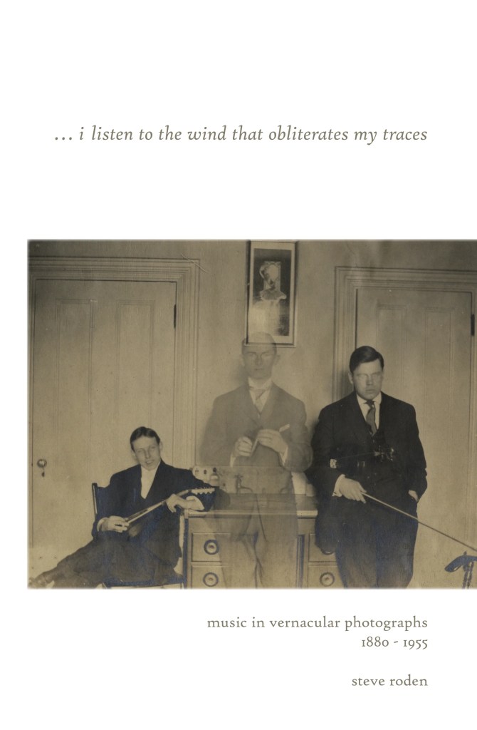 '... i listen to the wind that obliterates my traces' book cover (2011)