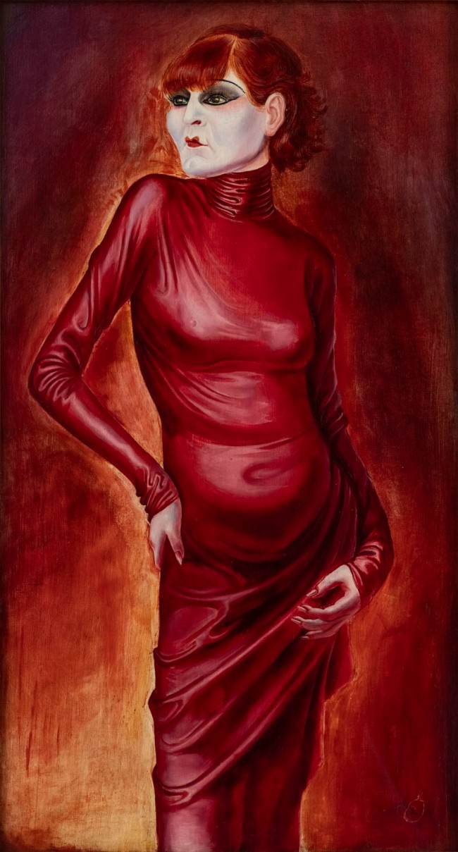 Otto Dix (German, 1891-1969) 'Bildnis der Tänzerin Anita Berber' (Portrait of the dancer Anita Berber) 1925