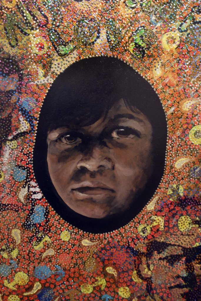 Julie Dowling (Australian / Badimaya, b. 1969) 'Nan' 2001 (detail)