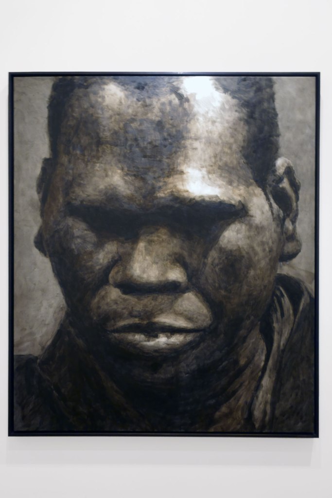 Guido Maestri (Australian, b. 1974) 'Geoffrey Gurrumul Yunupingu' 2009 (installation view)