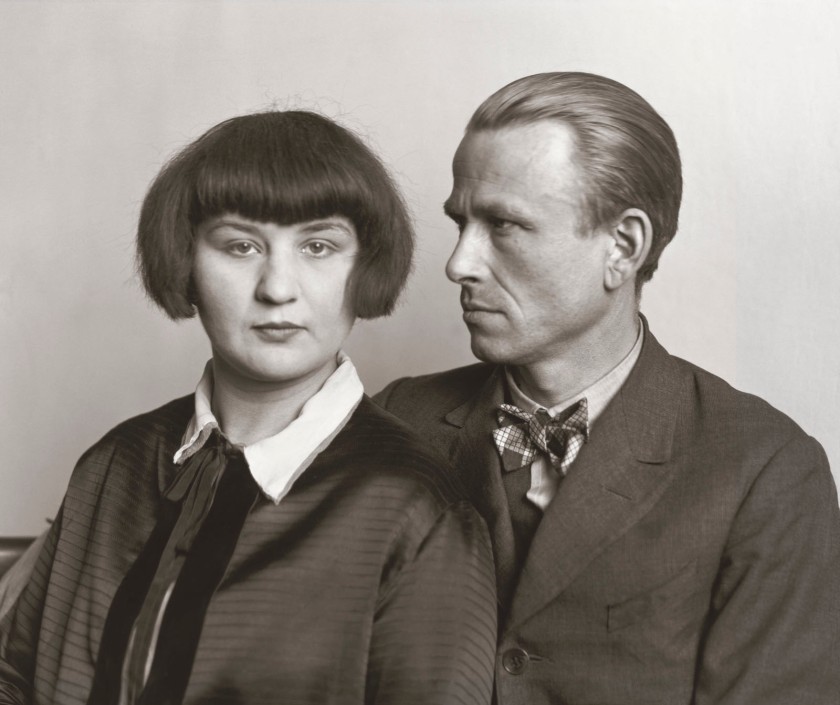 August Sander (German, 1876-1964) 'Malerehepaar' (Couple of painters) (Martha et Otto Dix) 1925-1926