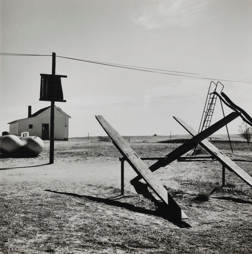 Robert Adams (American, b. 1937) 'Schoolyard, Ramah, Colorado' 1968