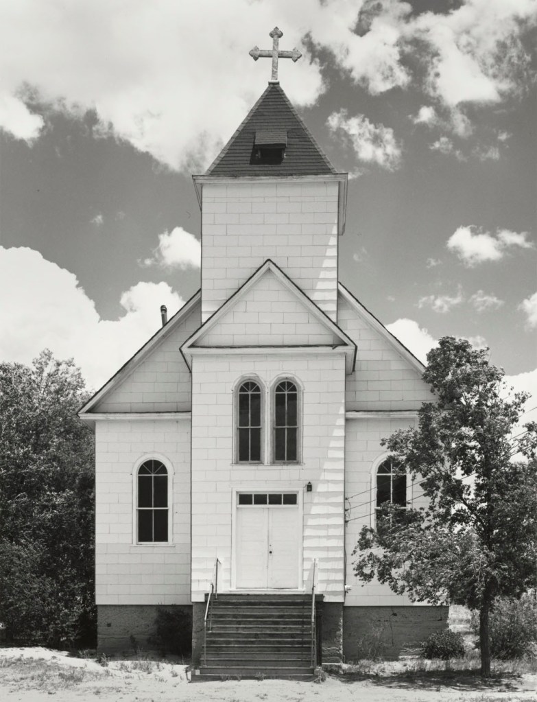 Robert Adams (American, b. 1937) 'Catholic Church, Summer, Ramah, Colorado' 1965, printed 1981