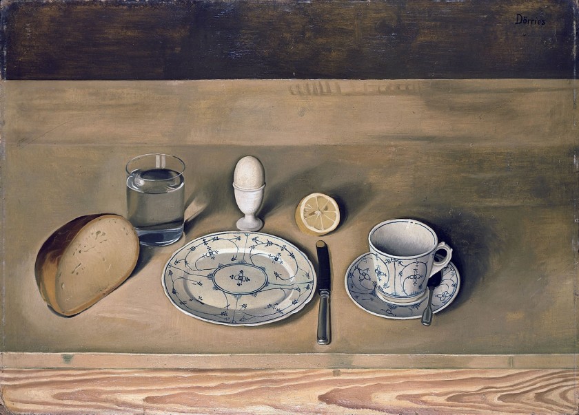Bernhard Dörries (German, 1898-1978) 'Breakfast Still Life' 1927