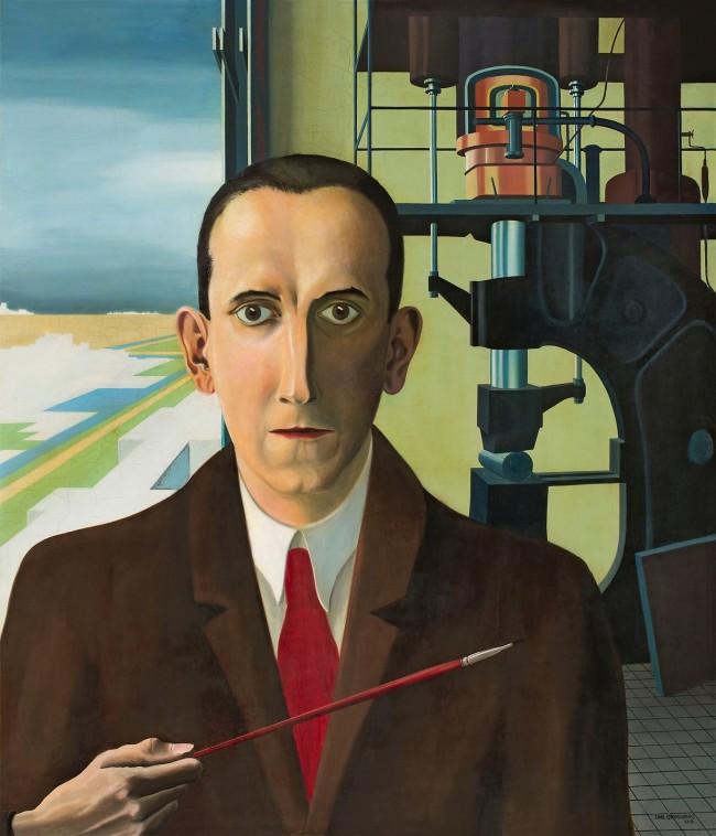 Carl Grossberg (German, 1894-1940) 'Self portrait' 1928