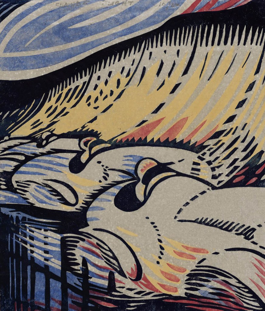 Claude Flight (English, 1881-1955) 'Brooklands' c. 1929