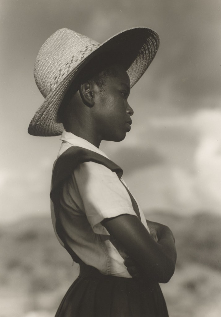 Consuelo Kanaga (American, 1894-1978) 'School Girl, St. Croix' 1963