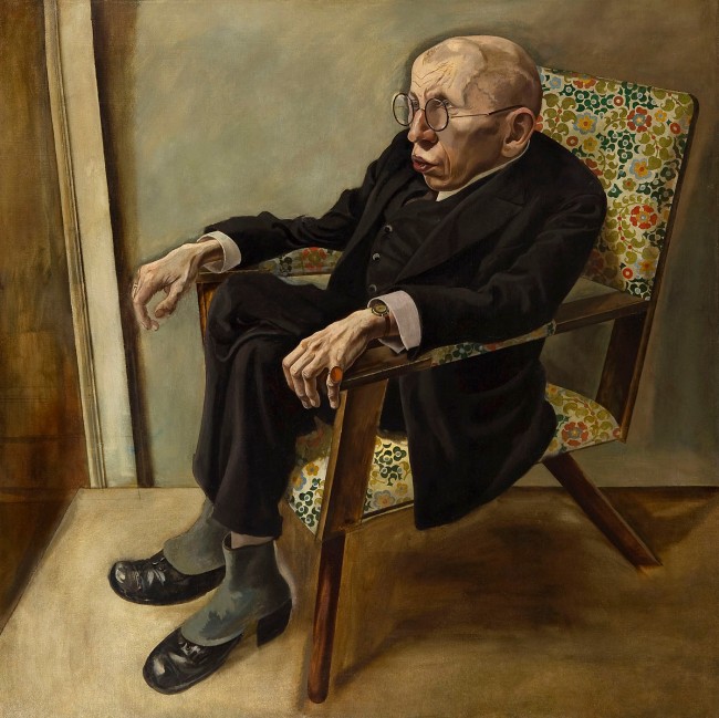 George Grosz (Georg Ehrenfried Gross) (German, 1893-1959) 'Porträt des Schriftstellers Max Herrmann-Neiße' (Portrait of the writer Max Herrmann-Neisse) 1925
