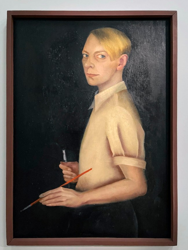 Kate Diehn-Bitt (German, 1900-1978) 'Self Portrait as an Artist' 1935 (installation view)