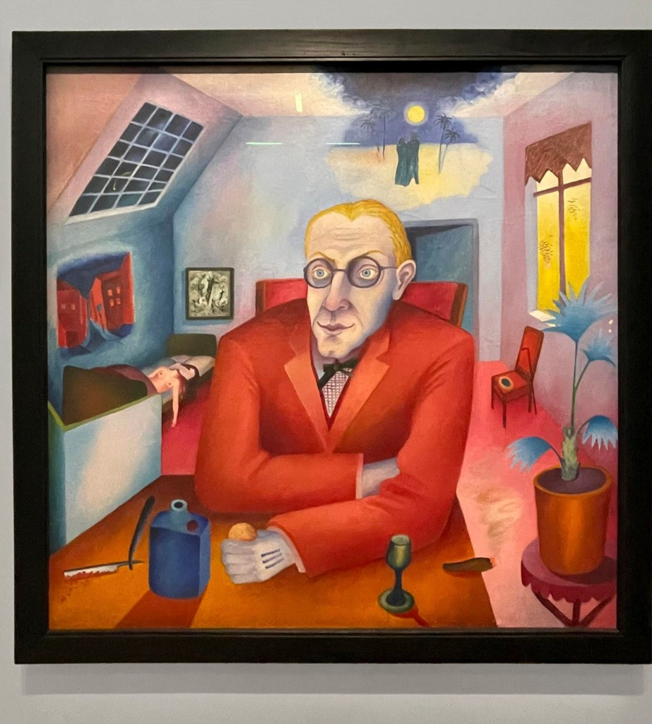 Heinrich Maria Davringhausen (German, 1894-1970) 'The Dreamer II' 1919 (installation view)