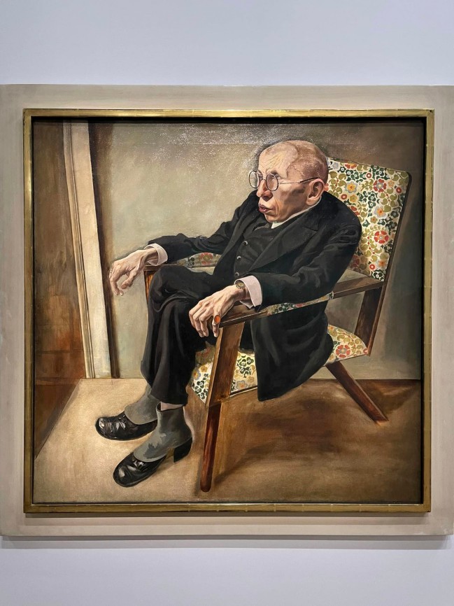 George Grosz (Georg Ehrenfried Gross) (German, 1893-1959) 'Porträt des Schriftstellers Max Herrmann-Neiße' (Portrait of the writer Max Herrmann-Neisse) 1925 (installation view)