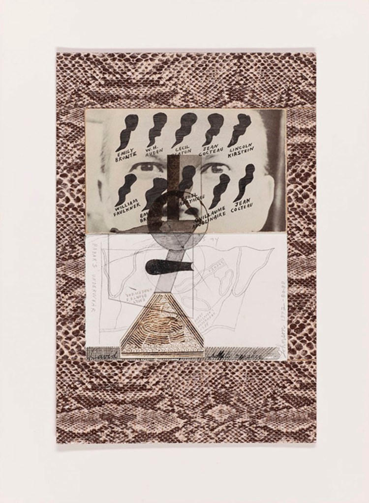 Ray Johnson (American, 1927-1995) 'David Hockney's Mother's Potato Masher' 1972-80-88-94 Ray Johnson (American, 1927-1995) 'David Hockney's Mother's Potato Masher' 1972-80-88-94