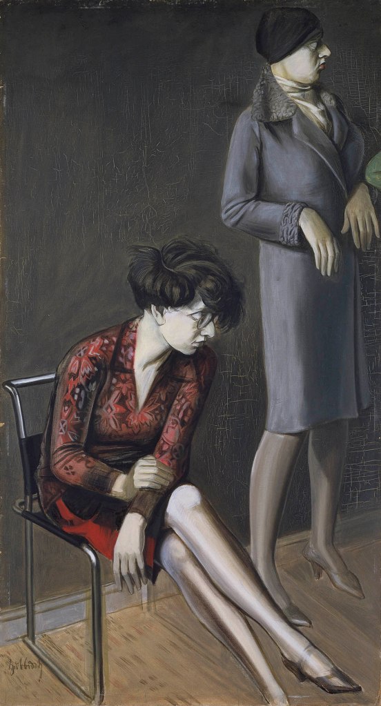 Karl Hubbuch (German, 1891-1979) 'Zweimal Hilde II' (Twice Hilde II) c. 1929