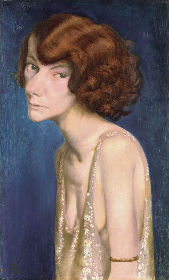Otto Dix (German, 1891-1969) 'Rothaarige Frau (Damenporträt)' Red-haired woman (female portrait) 1931 