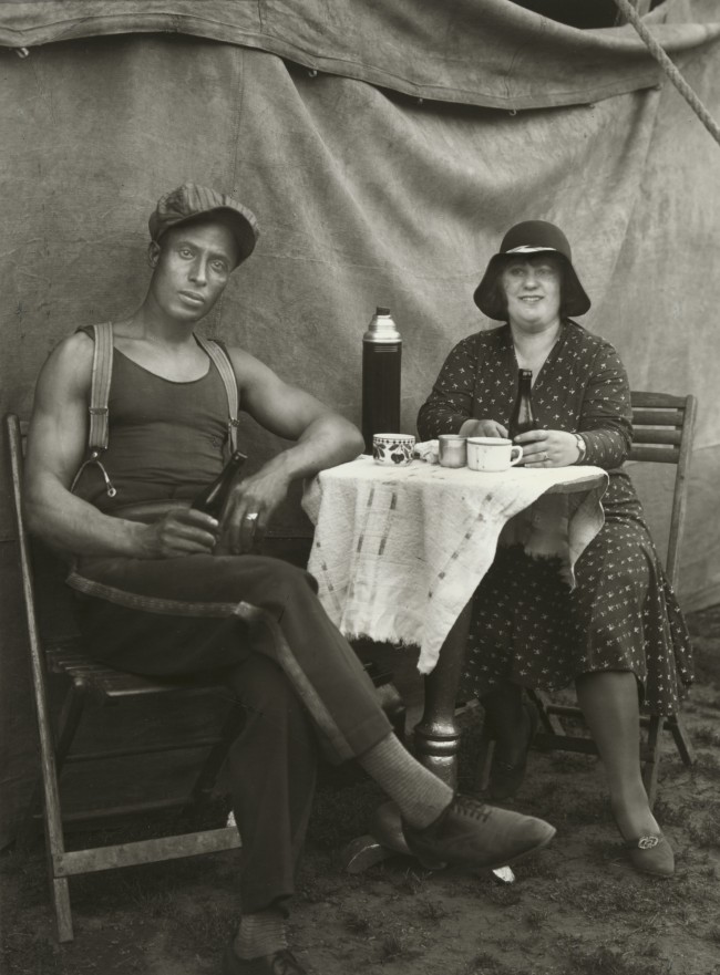 August Sander (German, 1876-1964) 'Zirkusarbeiter' (Circus Workers) 1926-1932