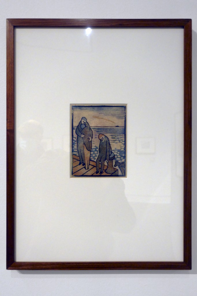 George Bell (Australian, 1876-1966) 'The departure' 1931 (installation view)