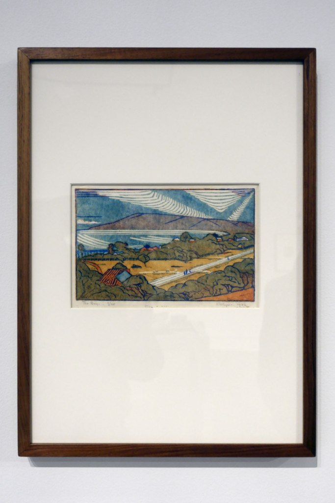 Eveline Syme (Australian, 1888-1961) 'The bay' 1932 (installation view)