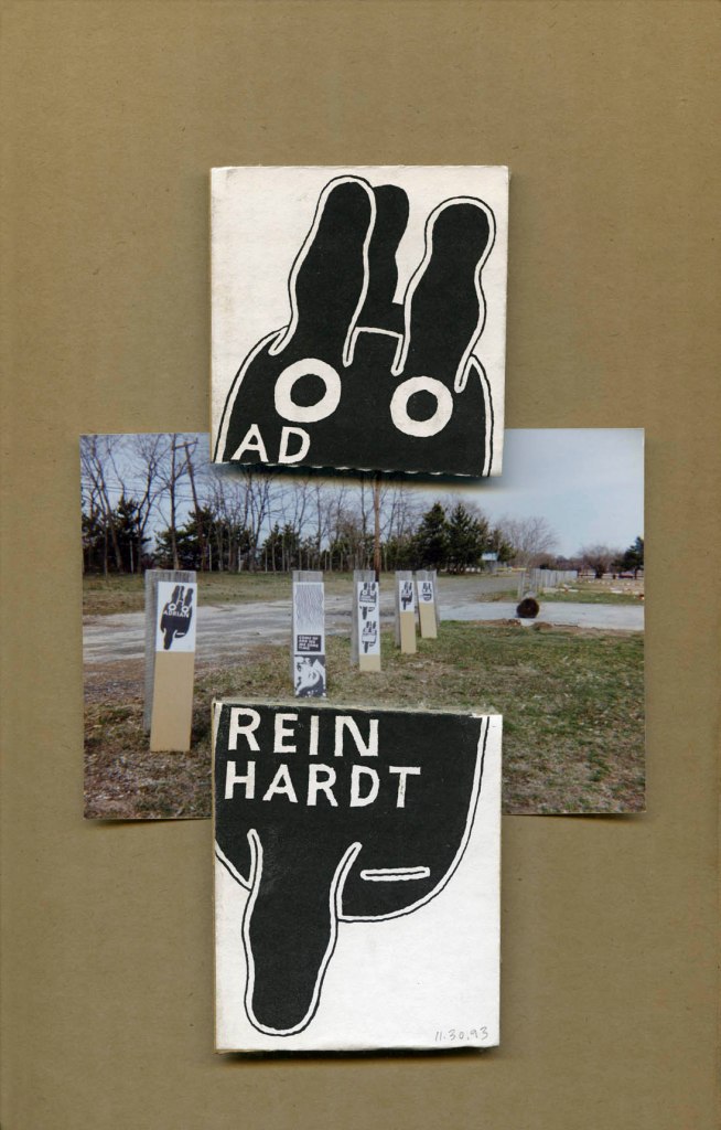 Ray Johnson (American, 1927-1995) 'Untitled (Ad Rein Hardt Bunny)' 1993 Ray Johnson (American, 1927-1995) 'Untitled (Ad Rein Hardt Bunny)' 1993