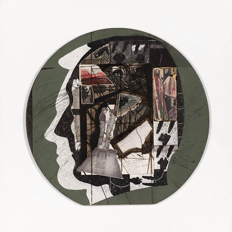 Ray Johnson (American, 1927-1995) 'Untitled (Tab Hunter William Burroughs)' c. 1976-1981 Ray Johnson (American, 1927-1995) 'Untitled (Tab Hunter William Burroughs)' c. 1976-1981