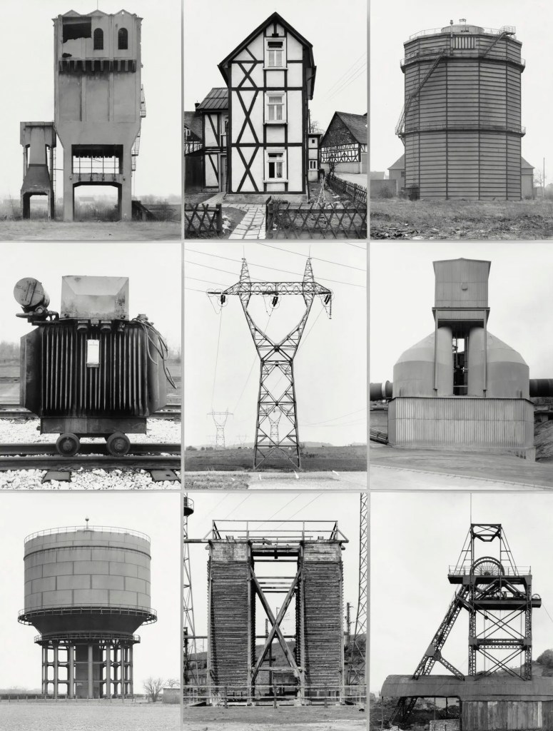 Bernd and Hilla Becher (German, active 1959-2007) 'Comparative Juxtaposition, Nine Objects, Each with a Different Function' 1961-1972 Bernd and Hilla Becher (German, active 1959-2007) 'Comparative Juxtaposition, Nine Objects, Each with a Different Function' 1961-1972