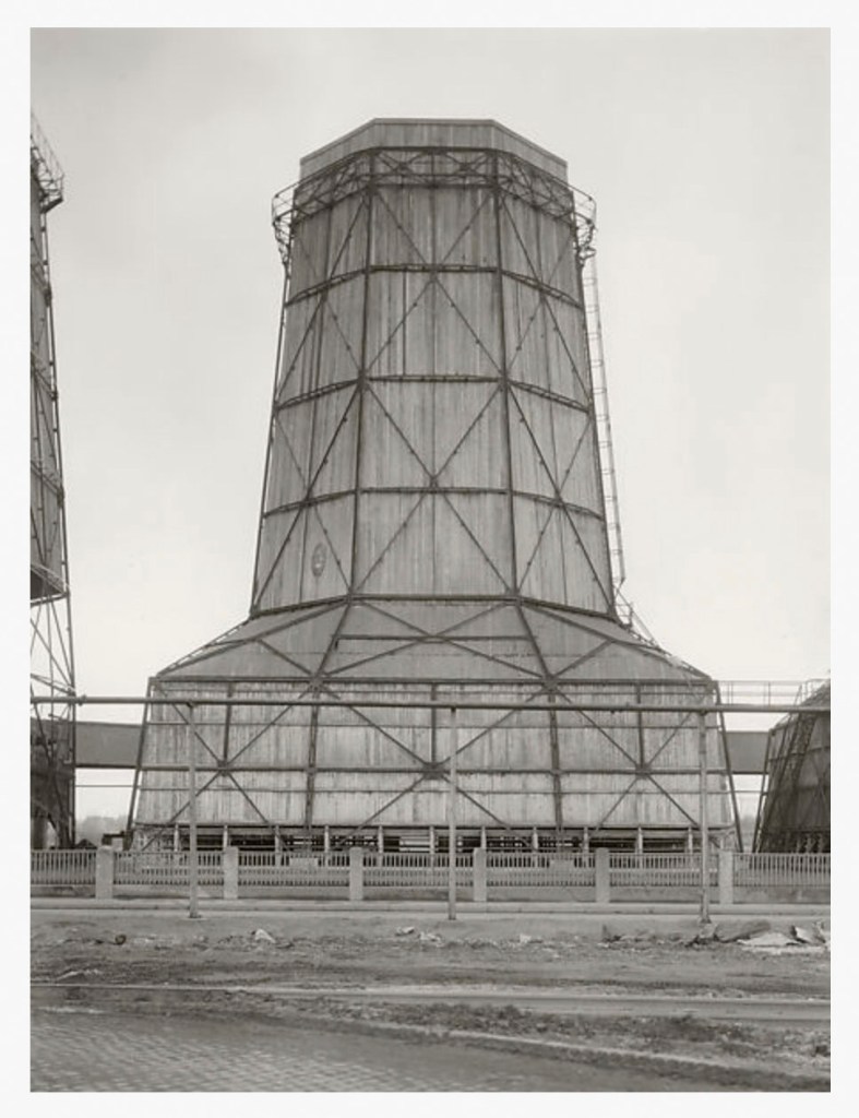 Bernd and Hilla Becher (German, active 1959-2007) Bernd Becher (German, 1931-2007) Hilla Becher (German, 1934-2015) 'Cooling Towers (Wood)' 1976 (detail) Bernd and Hilla Becher (German, active 1959-2007) Bernd Becher (German, 1931-2007) Hilla Becher (German, 1934-2015) 'Cooling Towers (Wood)' 1976 (detail)