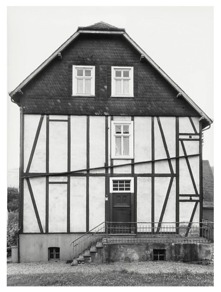 Bernd and Hilla Becher (German, active 1959-2007) 'Framework House, Schloßblick 17, Kaan-Marienborn, Siegen, Germany' 1962 Bernd and Hilla Becher (German, active 1959-2007) 'Framework House, Schloßblick 17, Kaan-Marienborn, Siegen, Germany' 1962