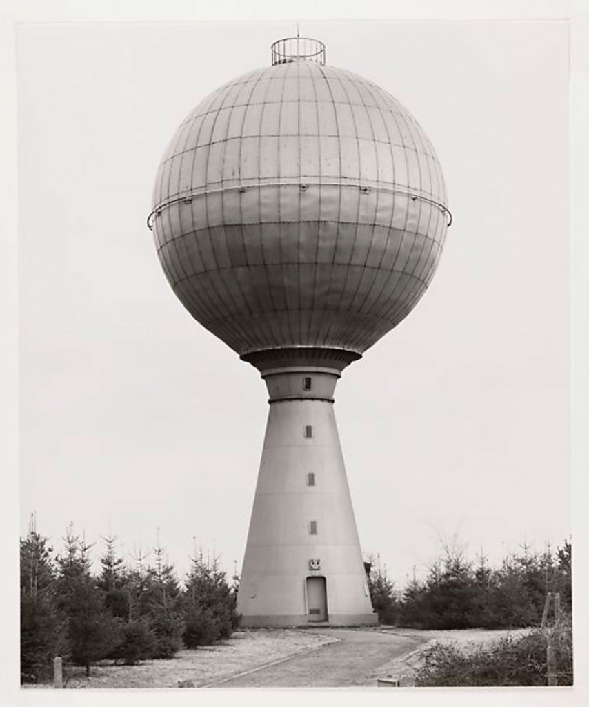 Bernd and Hilla Becher (German, active 1959-2007) 'Water Tower, Verviers, Belgium' 1983 from the exhibition 'Bernd and Hilla Becher' at the Metropolitan Museum of Art, New York, July - Nov, 2022 Bernd and Hilla Becher (German, active 1959-2007) 'Water Tower, Verviers, Belgium' 1983 from the exhibition 'Bernd and Hilla Becher' at the Metropolitan Museum of Art, New York, July - Nov, 2022